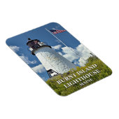 Burnt Island Lighthouse, Maine Foto Magnet (Rechte Seite)