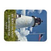 Burnt Island Lighthouse, Maine Foto Magnet (Horizontal)