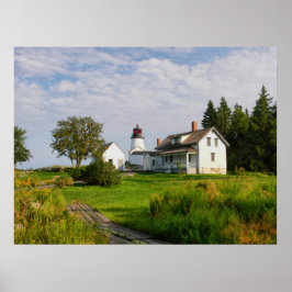 Burnt Island Lighthouse-Maine Poster