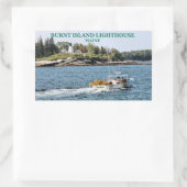 Burnt Island Lighthouse, Maine Stickers (Tasche)