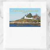 Burnt Island Lighthouse, Maine Stickers (Tasche)