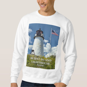 Burnt Island Lighthouse, Maine Sweatshirt