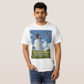 Burnt Island Lighthouse, Maine T - Shirt (Vorne ganz)