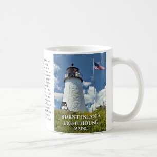 Burnt Island Lighthouse, Maine Tasse