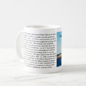 Burnt Island Lighthouse, Maine Tasse (Vorderseite Links)