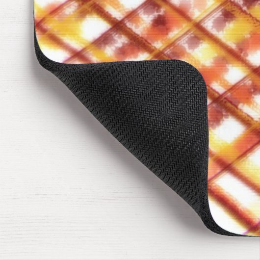 Burnt Kariert Mousepad (Ecke)