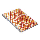 Burnt Kariert Notizblock (Rechte Seite)