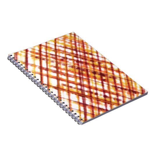 Burnt Kariert Notizblock (Rechte Seite)