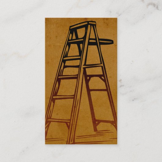 Burnt Ladder Business Cards Visitenkarte (Vorderseite)