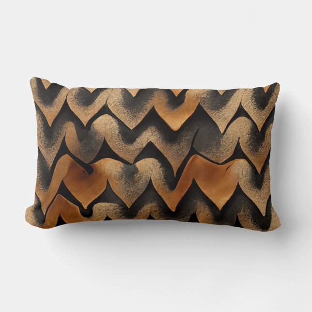 Burnt Leather Lendenkissen (Vorderseite)