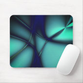 Burnt-Minze-Cyan unter hellen Linien sieht wie Kab Mousepad (Mit Mouse)