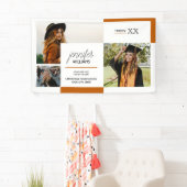 Burnt Orange 3 Foto Abschluss Banner (Insitu)