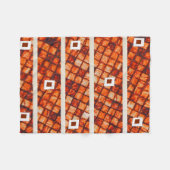 Burnt Orange Blanket Fleecedecke (Vorderseite (Horizontal))