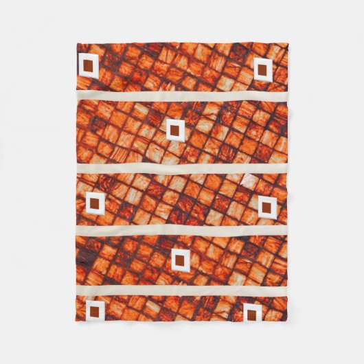 Burnt Orange Blanket Fleecedecke (Vorderseite)