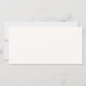 Burnt Orange Boarding Pass Hochzeit in Urlaubsort Dankeskarte (Rückseite)