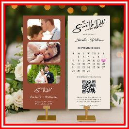 Burnt Orange Boho Terracotta Wedding retten das Da