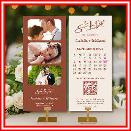 Burnt Orange Boho Terracotta Wedding retten das Da