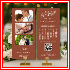 Burnt Orange Boho Terracotta Wedding retten das Da