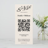 Burnt Orange Boho Terracotta Wedding retten das Da (Stehend Vorderseite)