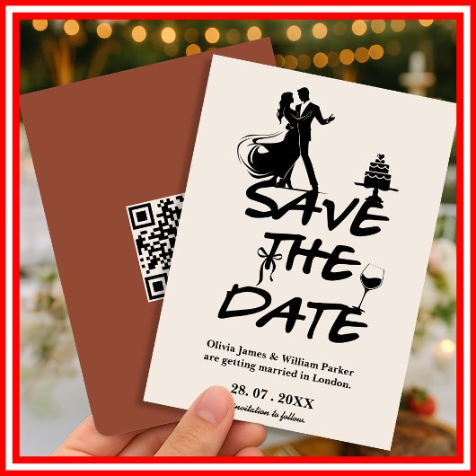 Burnt Orange Boho Terracotta Wedding retten das Da Save The Date