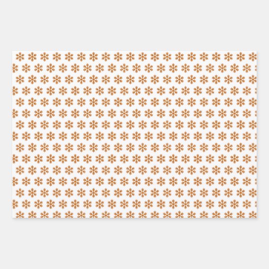 Burnt Orange Buffalo Plaid Longhorn Pattern Geschenkpapier Set (Vorderseite 2)