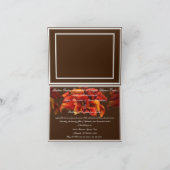 Burnt Orange Calla Lilien Hochzeiten Einladungen g (Innenseite)