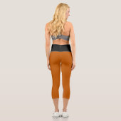 Burnt Orange Capri Leggings (Rückseite)