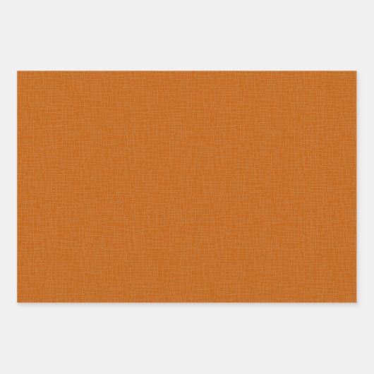 Burnt Orange Cheerleader Pom Pom Pattern Geschenkpapier Set (Vorderseite 2)