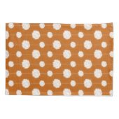 Burnt Orange Cheerleader Pom Pom Pattern Kissenbezug (Rückseite)