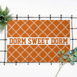 Burnt Orange Cool Fun Dorm School Zuhause Fußmatte