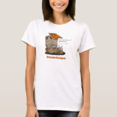 Burnt Orange Cowboy Boot Graduation Cap & Blume T-Shirt (Vorderseite)