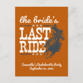 Burnt Orange - die letzte Reise der Braut Postkarte (Vorderseite)