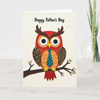 Burnt Orange Fathers Day Card Karte