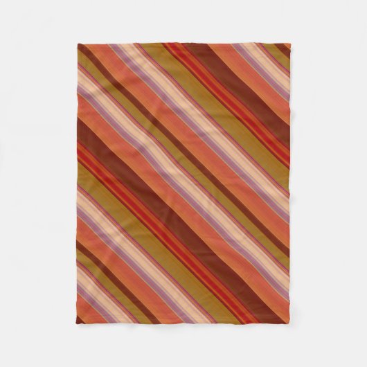 Burnt Orange Fleecedecke (Vorderseite)