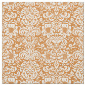 Burnt Orange Floral Damask Stoff (Muster)