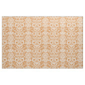 Burnt Orange Floral Damask Stoff (Fat Quarter (45,7 x 55,9 cm))