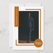 Burnt Orange Foto Modernes Foto Abschluss laden (Vorderseite)