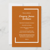 Burnt Orange Foto Modernes Foto Abschluss laden (Rückseite)