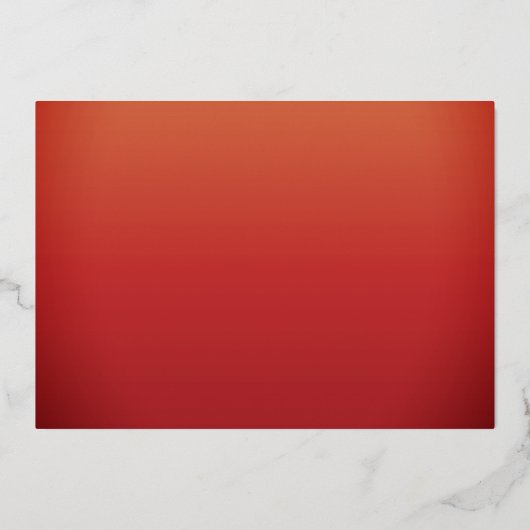 Burnt Orange Gold PhD Abschluss Folieneinladung (Rückseite)