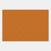 Burnt Orange Graduation Cap Toss Geschenkpapier Set (Vorderseite 2)