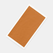 Burnt Orange Guest Paper Napkin Serviette (Ecke)