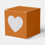 Burnt Orange Heart Fevor Box Geschenkschachtel (Vorderseite)