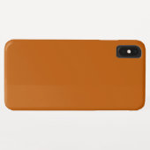 Burnt Orange iPhone XS Max Case (Rückseite (Horizontal))