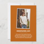 Burnt Orange kündigt vier Fotos Grad Ankündigung a (Rückseite)