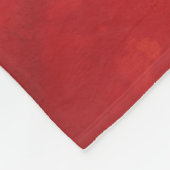 Burnt Orange Persimmon Leaf Abtract Herbst Fleecedecke (Ecke)