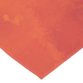 Burnt Orange Persimmon Leaf Abtract Herbst Kurzer Tischläufer (Ecke)