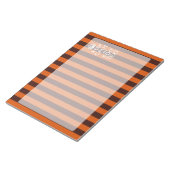 Burnt Orange personalisieren Sie diese Behalten, r Notizblock (angewinkelt)