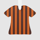 Burnt Orange personalisieren Sie diese Behalten, r Ornament (Rückseite)