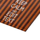 Burnt Orange personalisieren Sie diese Behalten, r Schneidebrett (Ecke)