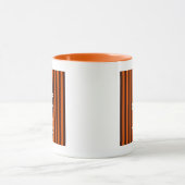 Burnt Orange personalisieren Sie diese Behalten, r Tasse (Zentrum)